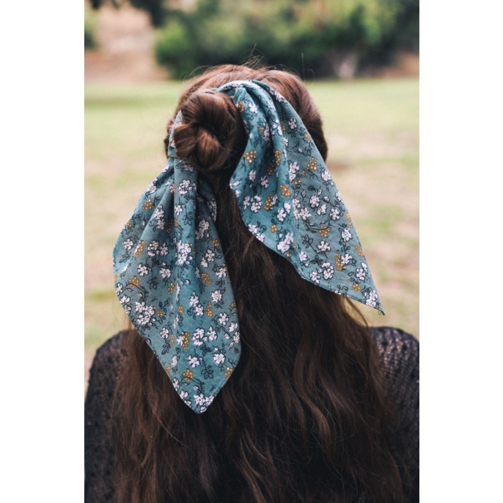 Spring Blossom Floral Bandana - Picture 2 of 4